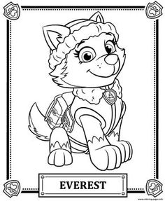 236x287 Free Printable Mini Paw Patrol Coloring Book From A Single Sheet