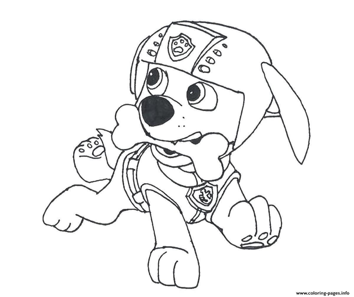 1200x1005 Monumental Rubble Paw Patrol Coloring Page Pag