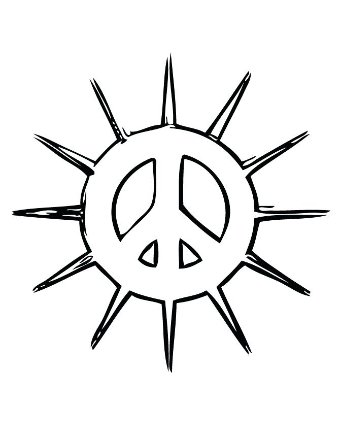 Coloring Pages Of Peace Signs Peace Sign Coloring Sheets Free 670x867 Coloring Pages Of Peace Signs Peace Sign Coloring Sheets Free