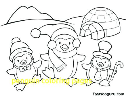 438x338 Free Penguin Coloring Pages Baby Penguin Coloring Pages Baby