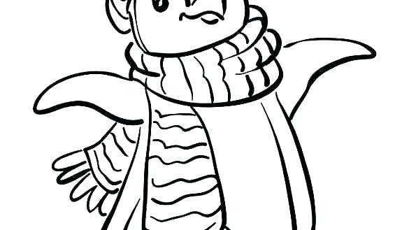 585x329 Free Penguin Coloring Pages To Print