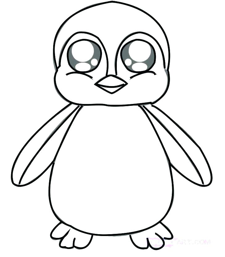 728x833 Elegant Penguin Coloring Pages For Kids For Free Penguin Coloring