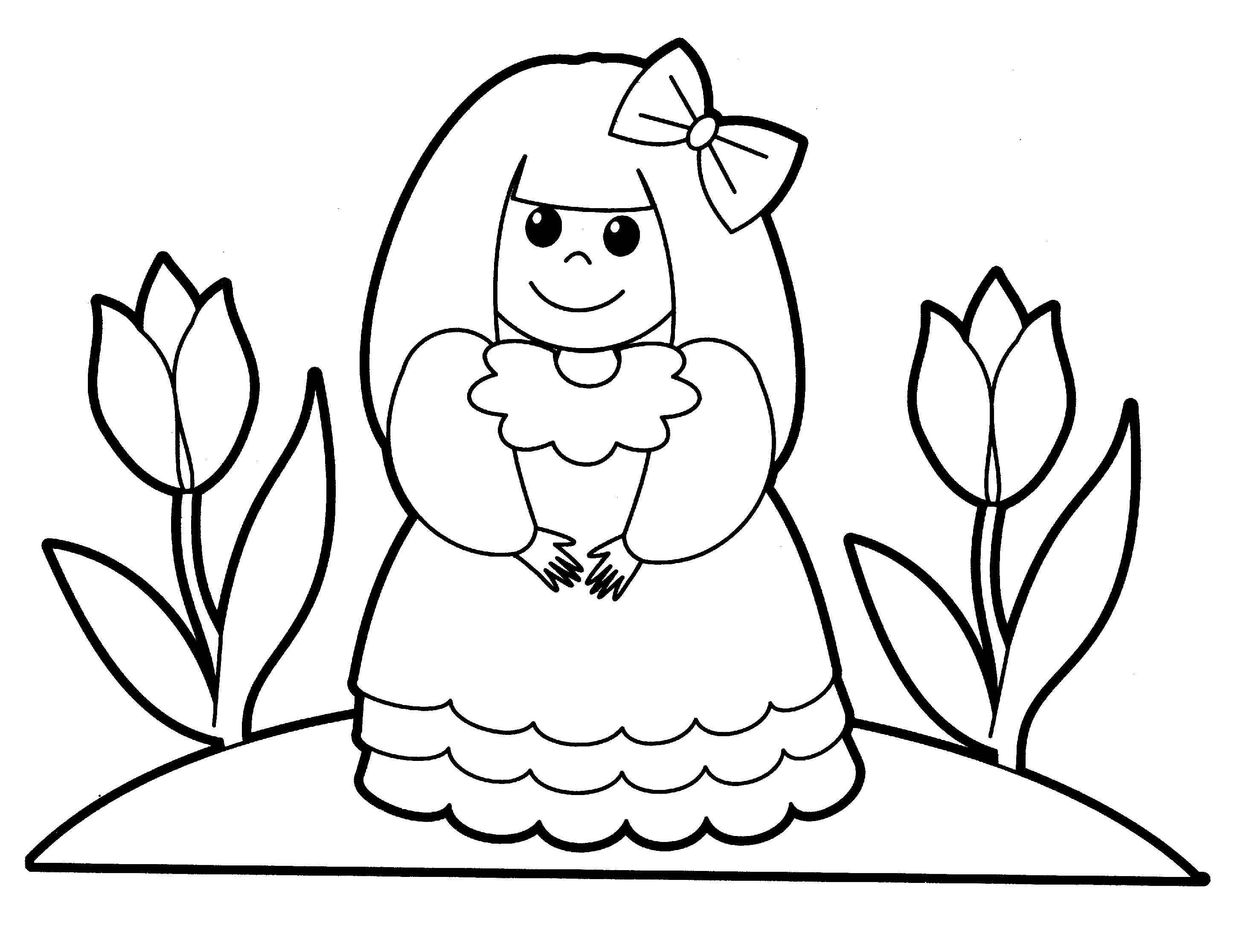 2930x2232 People Coloring Pages