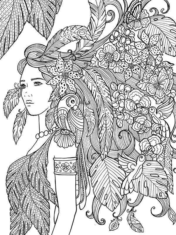 600x801 Pin By Tanya Klestova On Paintings Adult Coloring