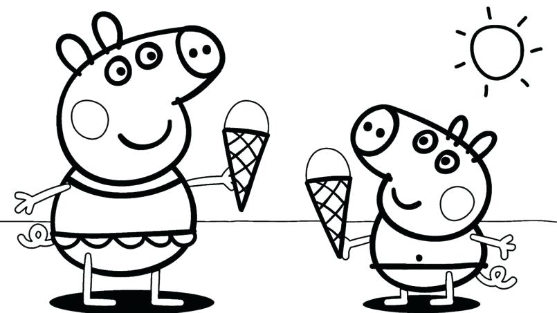 Peppa Pig Coloring Pages Adult Coloring Book For Children Pig 805x453 Peppa Pig Coloring Pages Adult Coloring Book For Children Pig