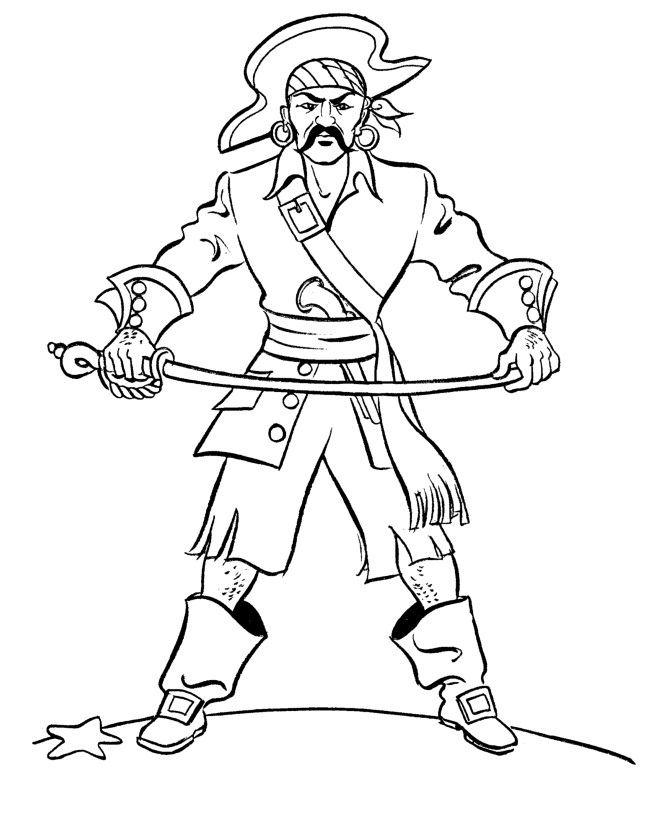 Pirate Coloring Pages 670x820 Pirate Coloring Pages