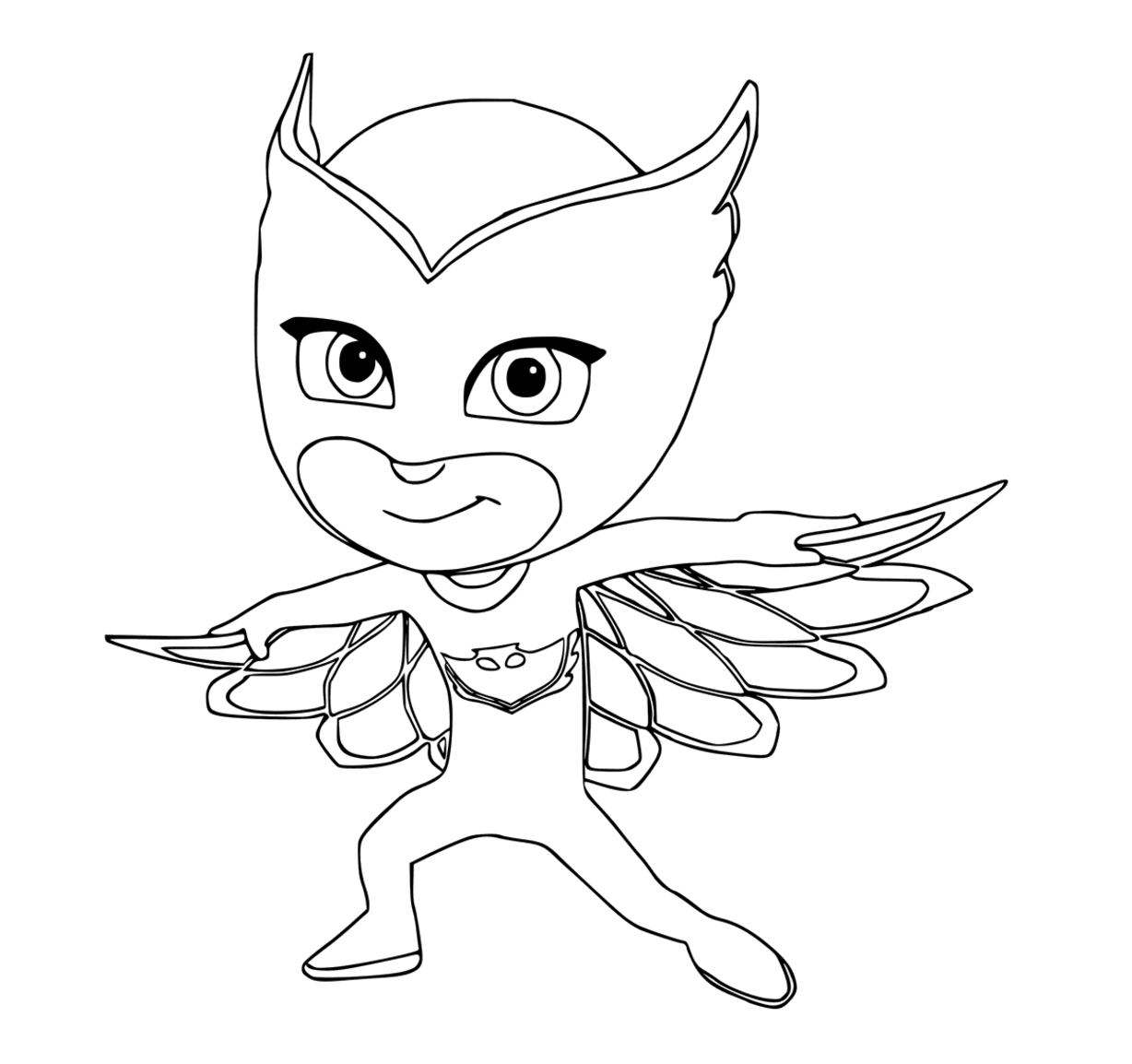 1228x1154 Pj Masks Coloring Pages