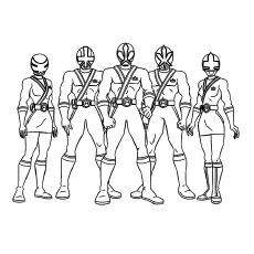 230x230 Top 25 Free Printable Mighty Morphin Power Rangers Coloring Pages
