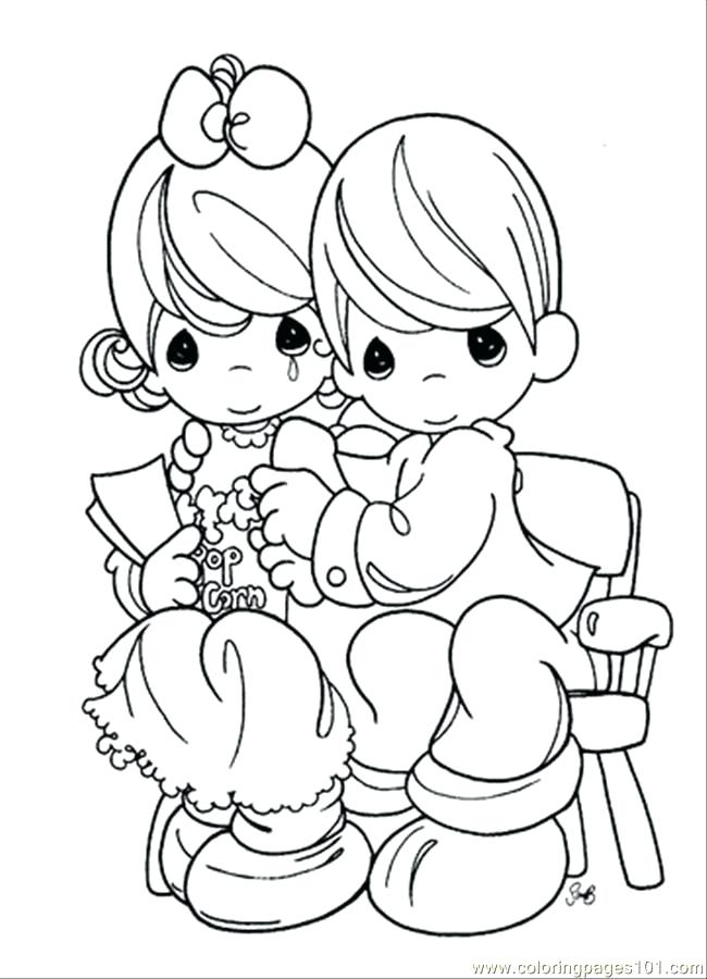 650x900 Precious Moments Boy And Girl Coloring Pages