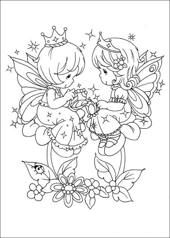 550x770 Precious Moments Friends Coloring Pages