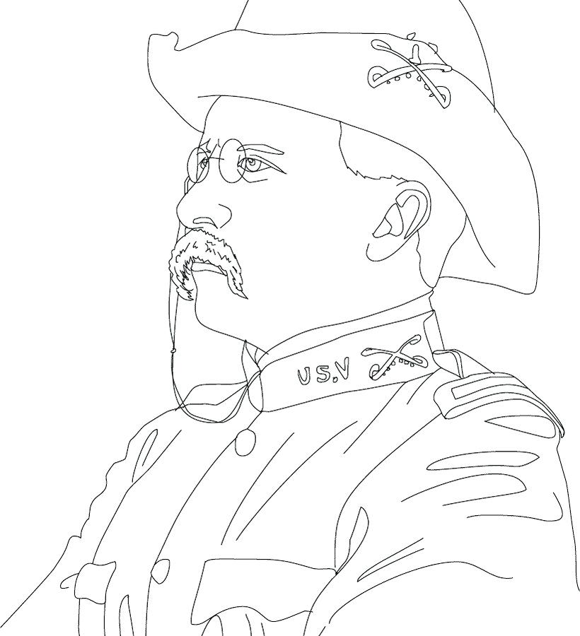 820x900 Coloring Pages Of Presidents Coloring For Kids Trump Page