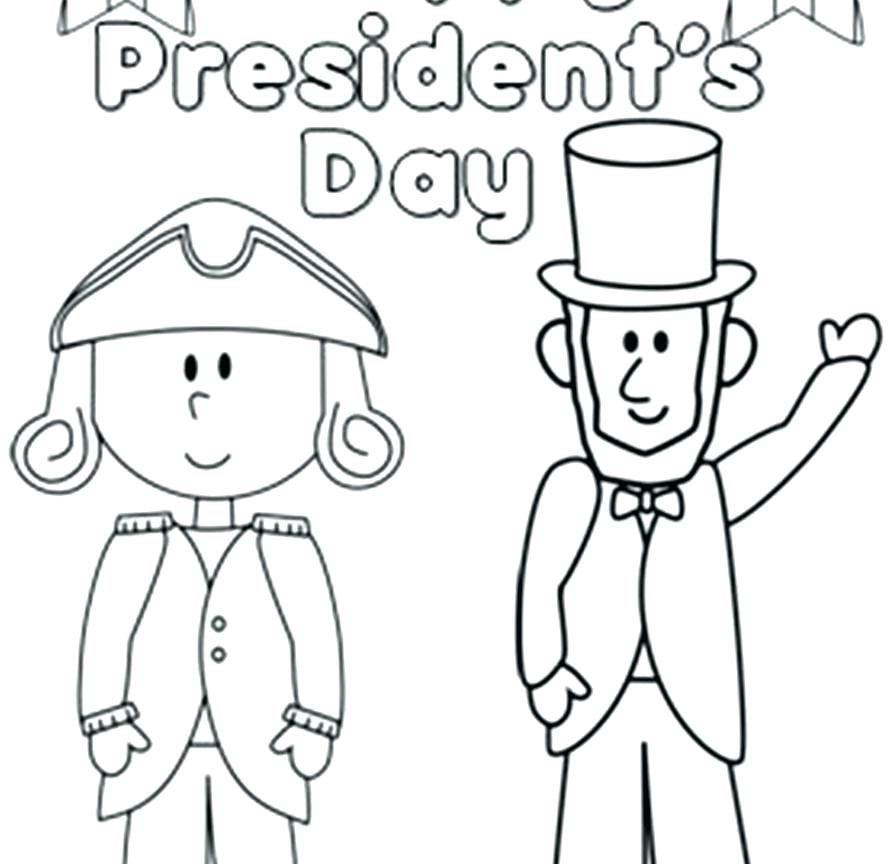 890x864 Free Presidents Day Coloring Sheets President Coloring Page