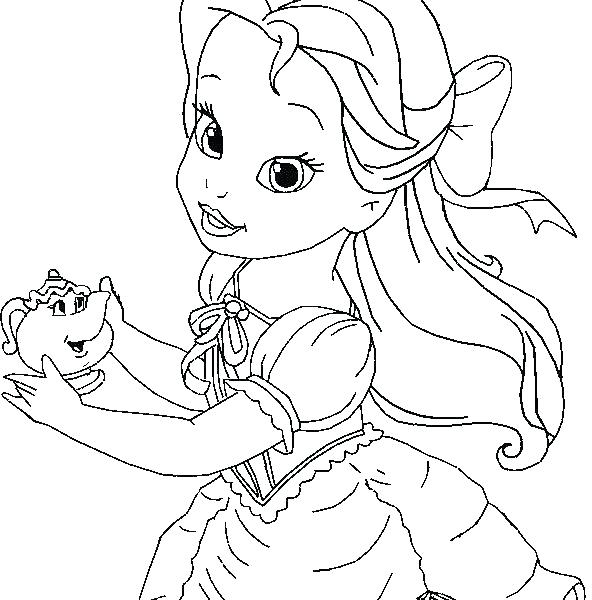 Baby Princess Coloring Pages Coloring Pages Printable Free 592x600 Baby Princess Coloring Pages Coloring Pages Printable Free