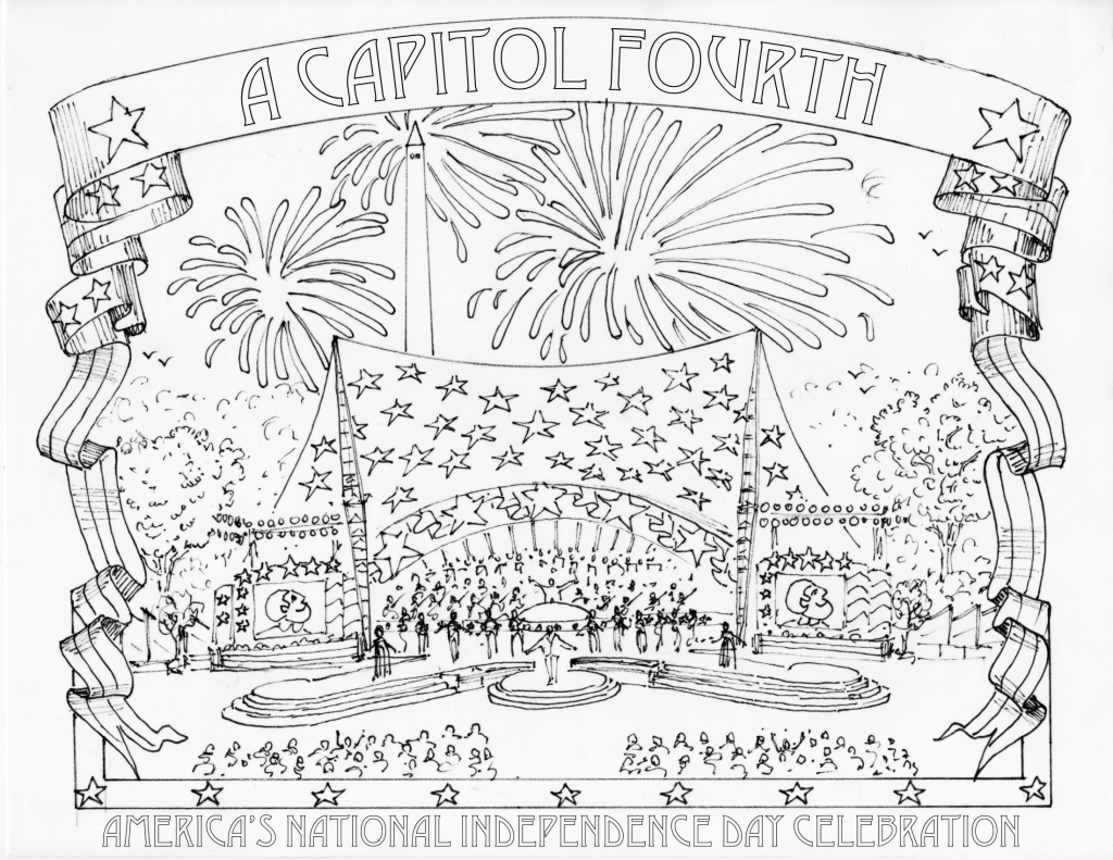 1024x791 4th Of July Coloring Pages