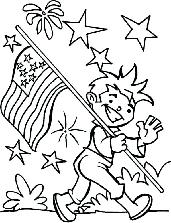 600x779 4th Of July Coloring