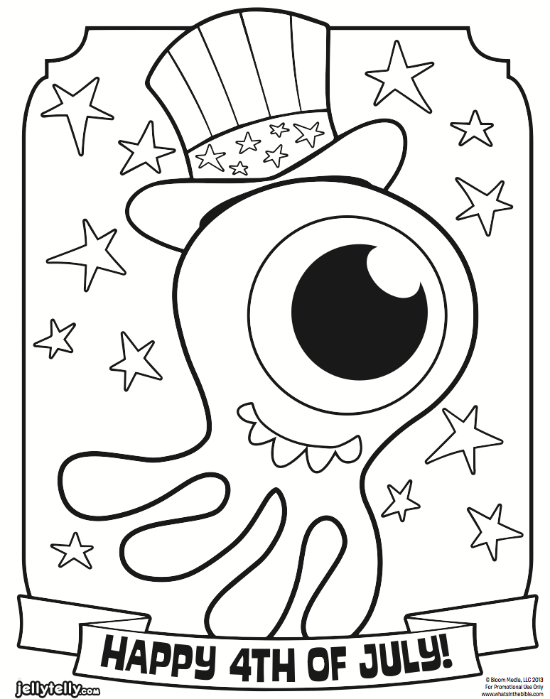 774x984 4th Of July Coloring Pages