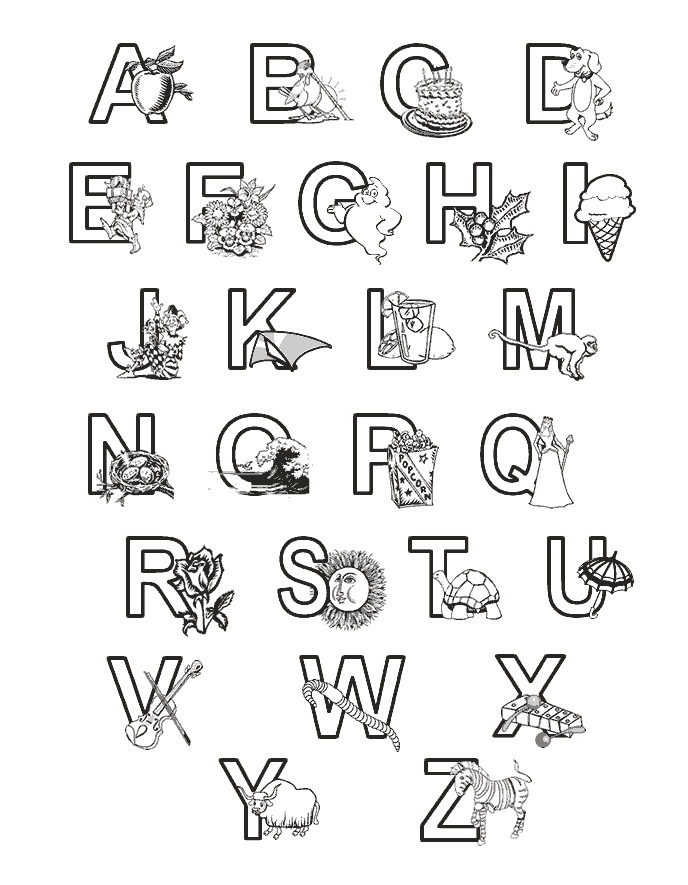 688x885 Printable Abc Coloring Pages Free Printable Abc Coloring Pages