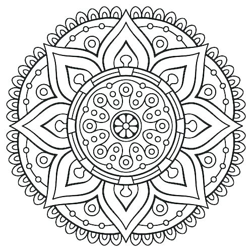 Easy Mandala Coloring Pages Free Mandala Coloring Pages To Print 500x500 Easy Mandala Coloring Pages Free Mandala Coloring Pages To Print
