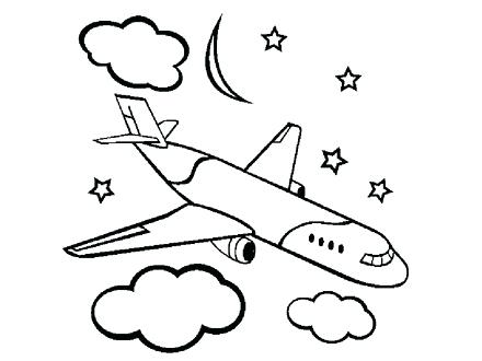 440x330 Airplane Coloring Page Printable Toy Plane Colouring Pages Free