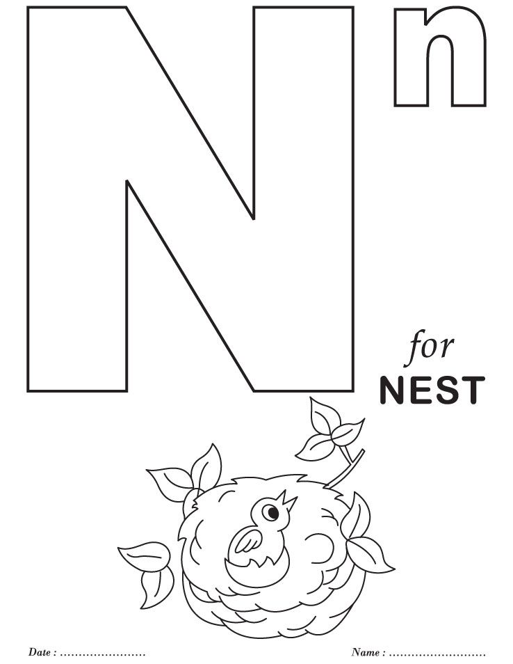 Printables Alphabet N Coloring Sheets Free Printable Printables 738x954 Printables Alphabet N Coloring Sheets Free Printable Printables