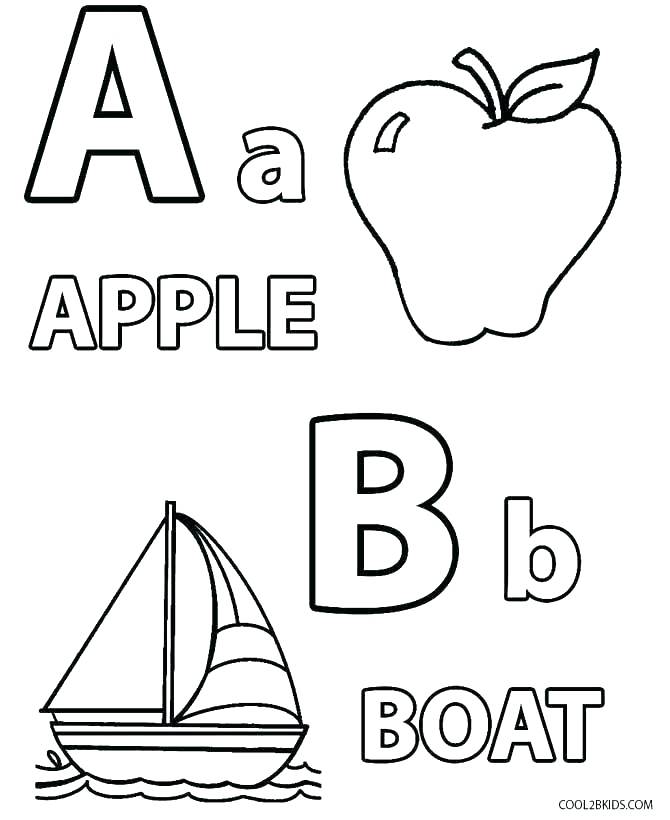 Free Printable Alphabet Coloring Pages For Toddlers 670x820 Free Printable Alphabet Coloring Pages For Toddlers