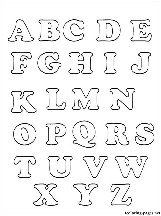 Alphabet Coloring Page Printable Alphabet Coloring Pages 560x750 Alphabet Coloring Page Printable Alphabet Coloring Pages