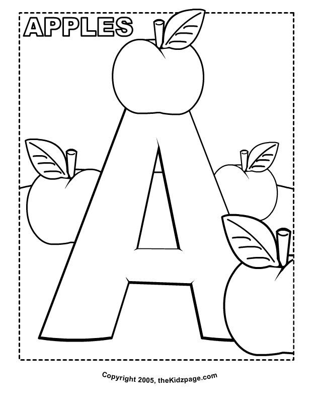 Free Printable Alphabet Coloring Pages For Toddlers
