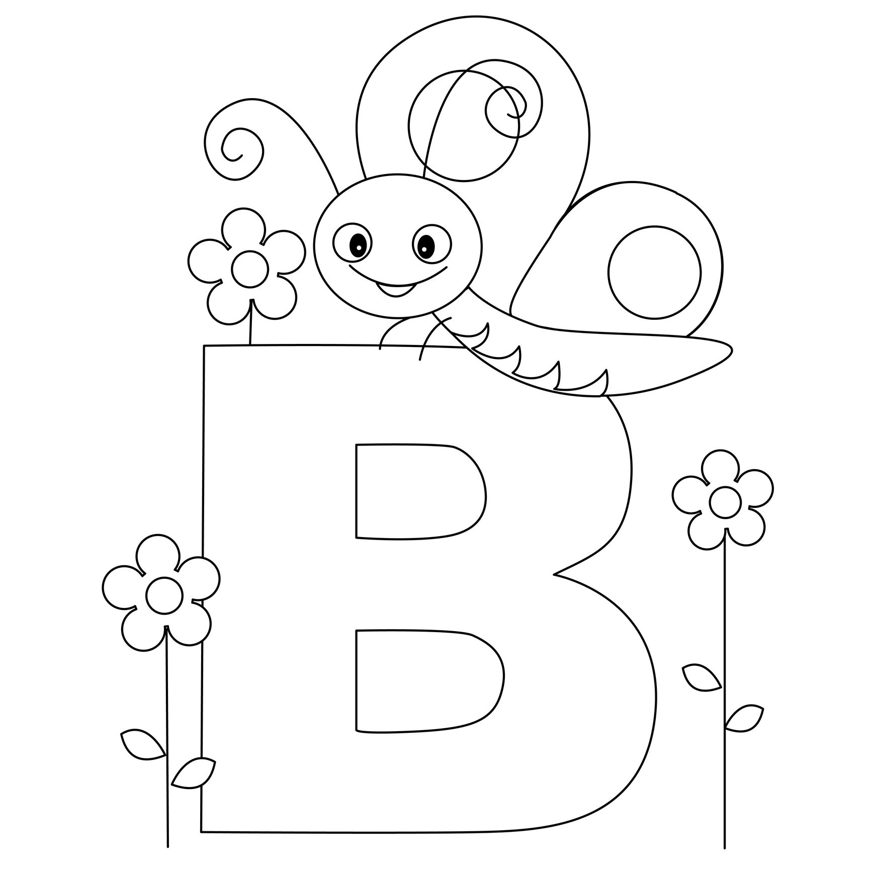 Animal Alphabet Letter B Is For Butterfly! Here's A Simple 1732x1732 Animal Alphabet Letter B Is For Butterfly! Here's A Simple