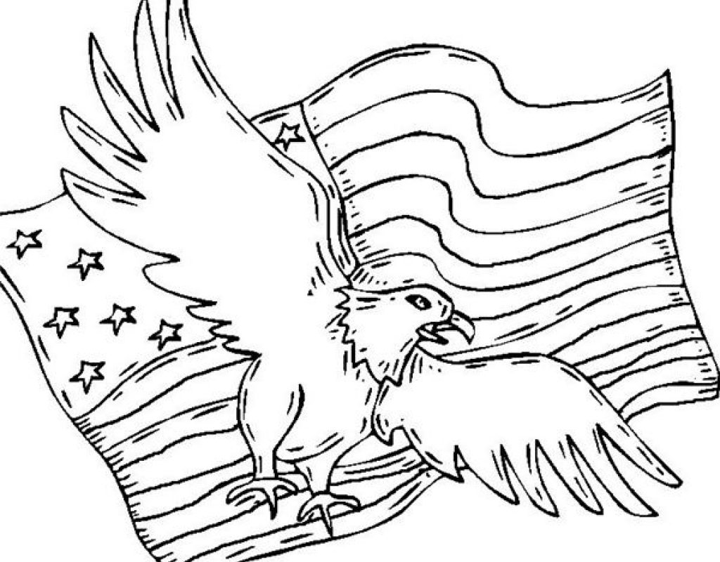 Free Printable American Flag Coloring Page at GetColorings.com | Free ...