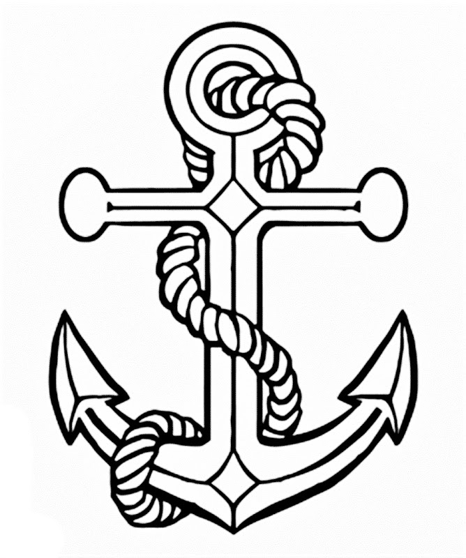 668x800 Anchor Coloring Pages