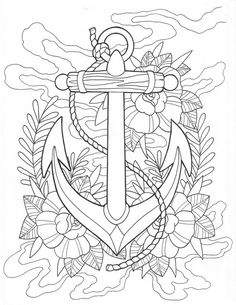 236x305 Cozy Anchor Coloring Page Pages