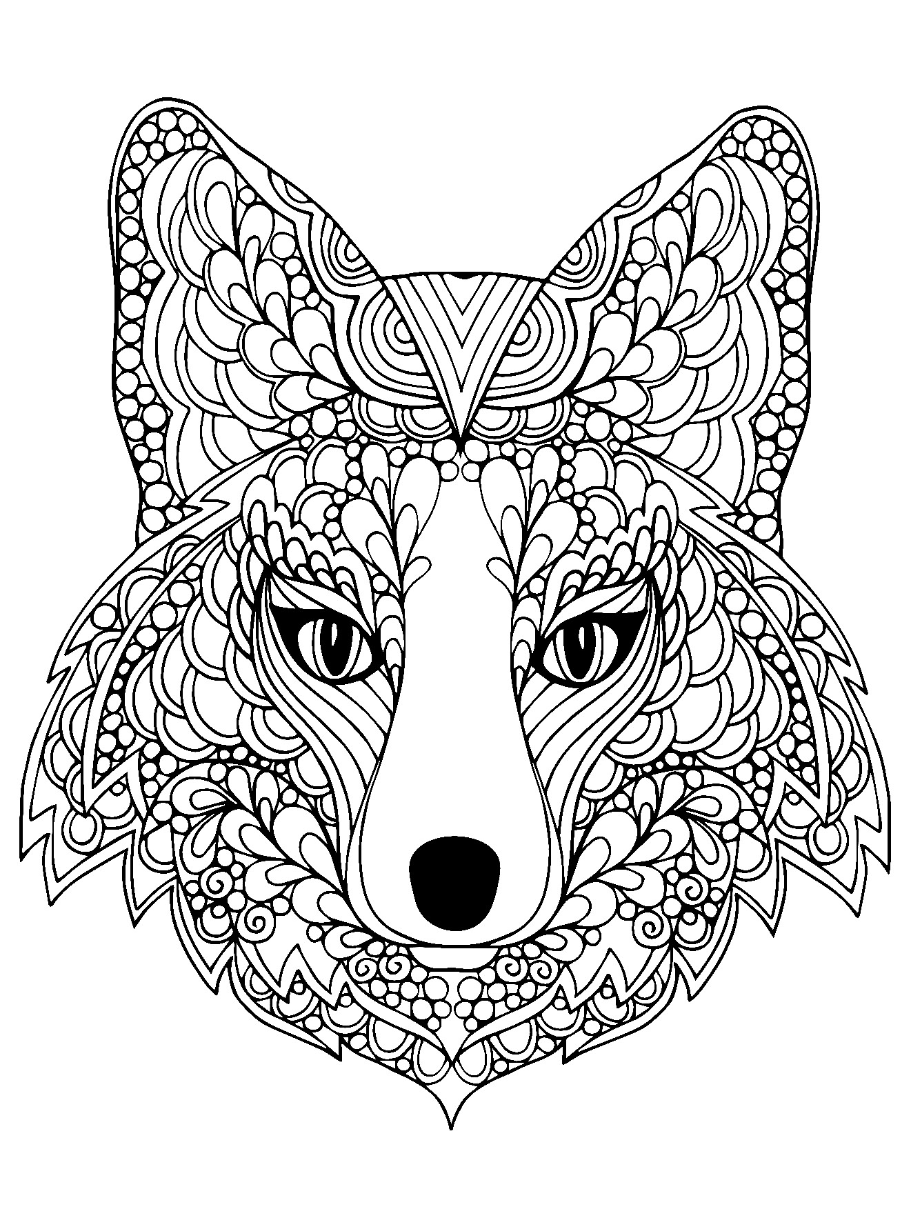 1321x1782 Fresh Mandala Animal Coloring Pages Design Printable Coloring Sheet
