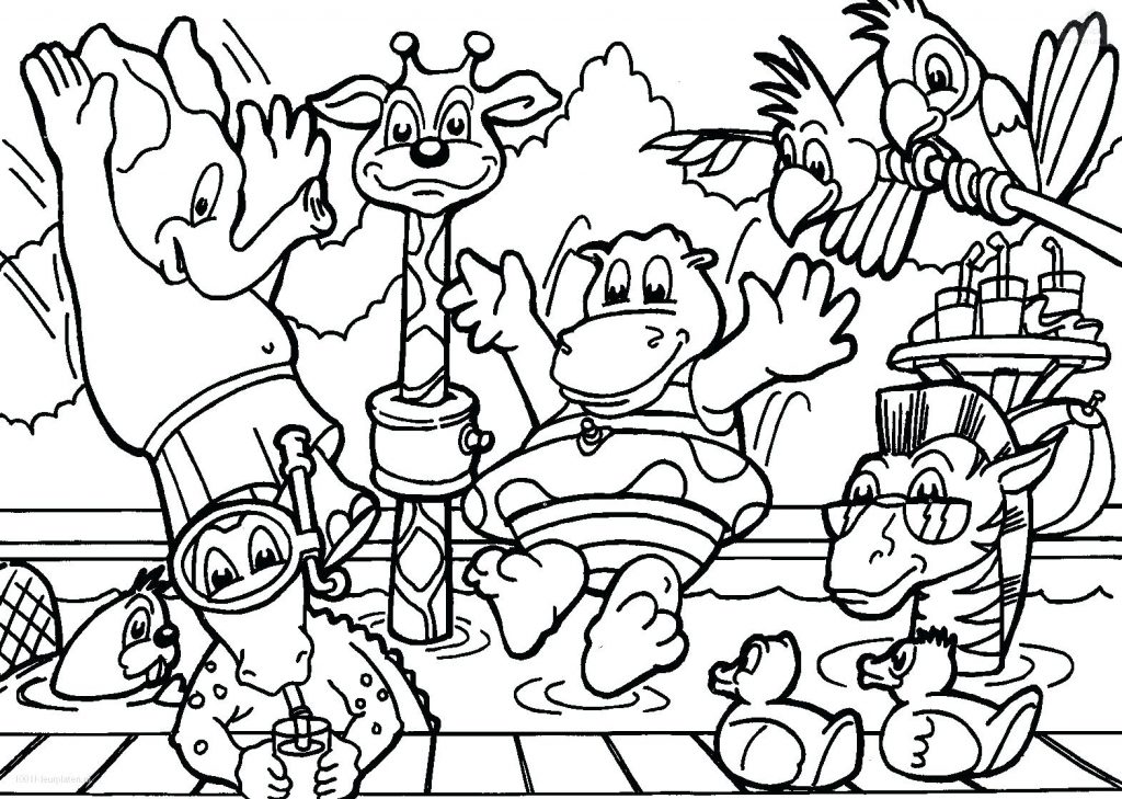 1024x729 Coloring Pages ~ Farm Animal Coloring Pages Cock A Free Printable