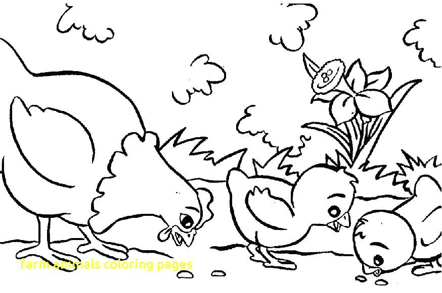 Animal Coloring Pages To Print Farm Animals Coloring Pages 874x581 Animal Coloring Pages To Print Farm Animals Coloring Pages