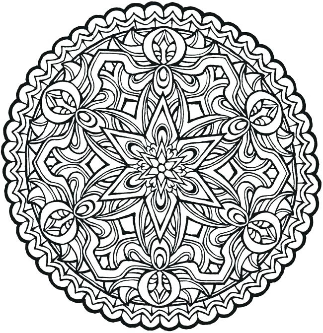 650x671 Animal Mandala Coloring Pages Free Printable