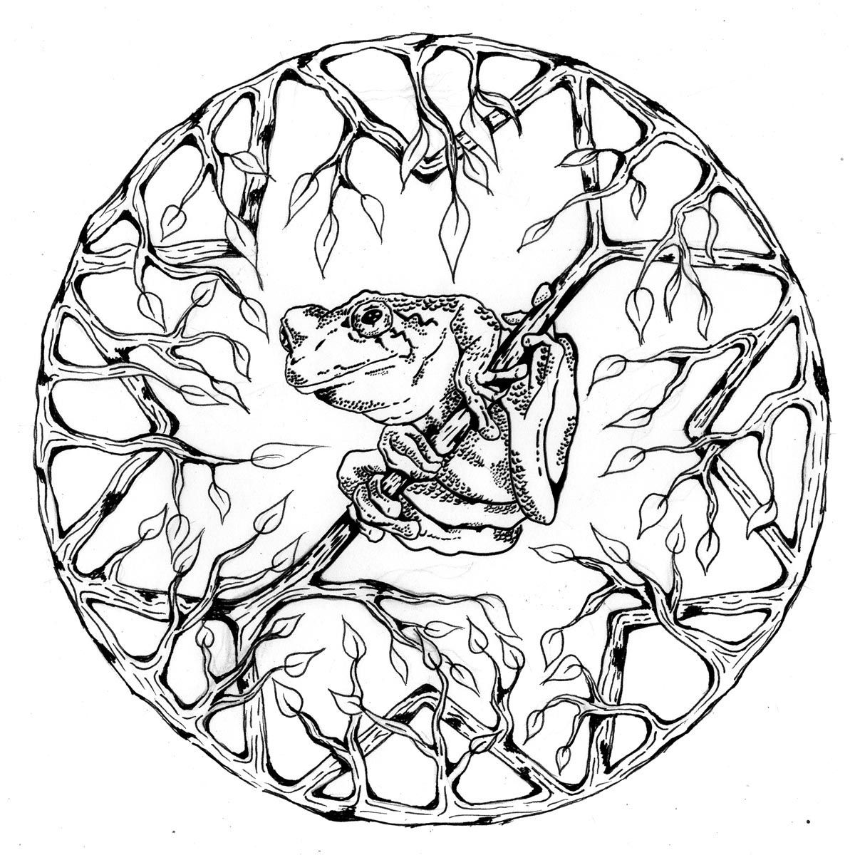 1200x1200 Animal Mandala Coloring Pages Free Printable Coloring Pages