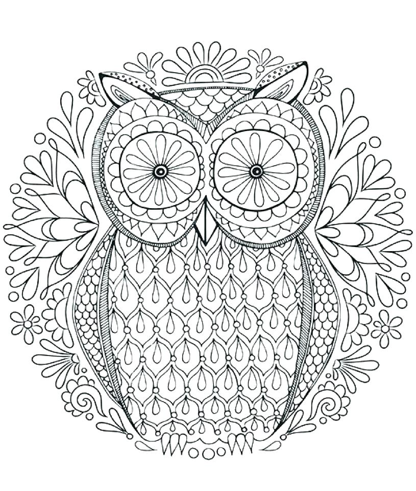 815x960 Animal Mandala Coloring Pages Free Printable Abstract Page