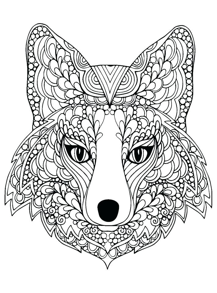 711x960 Wolf Coloring Wolf Coloring Pages For Adults Free Printable Anime