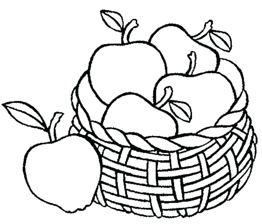 Free Printable Apple Coloring Pages