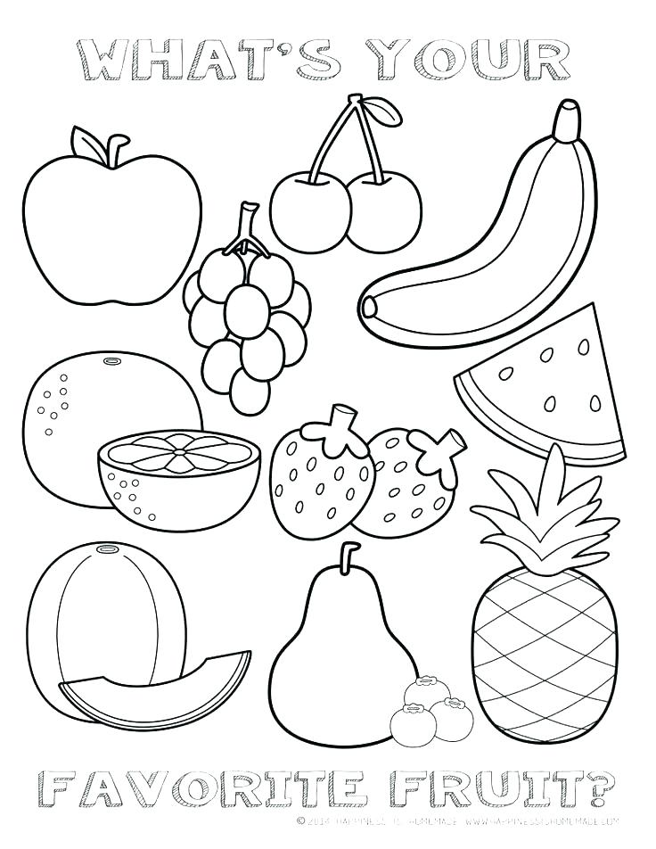 736x952 Fruit Color Pages Apple Tree Coloring Pages Printable