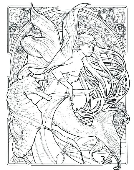 455x576 Free Printable Art Nouveau Coloring Pages Colouring For Adults