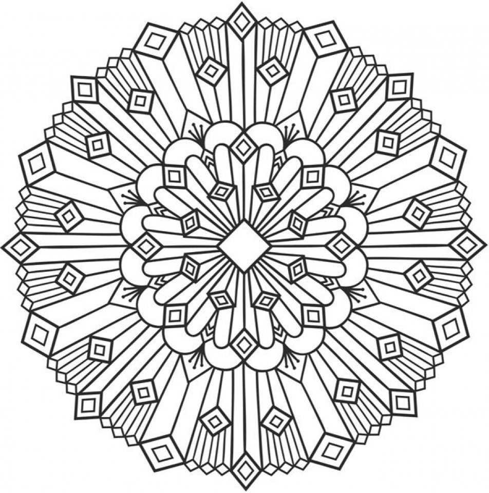 952x960 Get This Free Printable Art Deco Patterns Coloring Pages For Grown