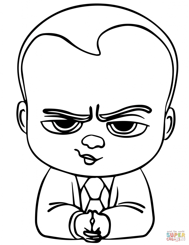 791x1024 Excellent Ideas Boss Baby Coloring Pages The Boss Baby Coloring