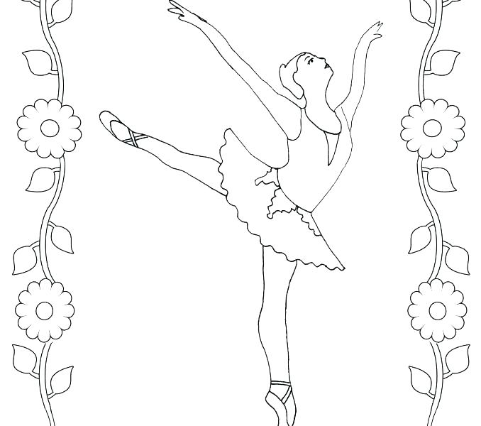 Ballerina Coloring Pages 678x600 Ballerina Coloring Pages