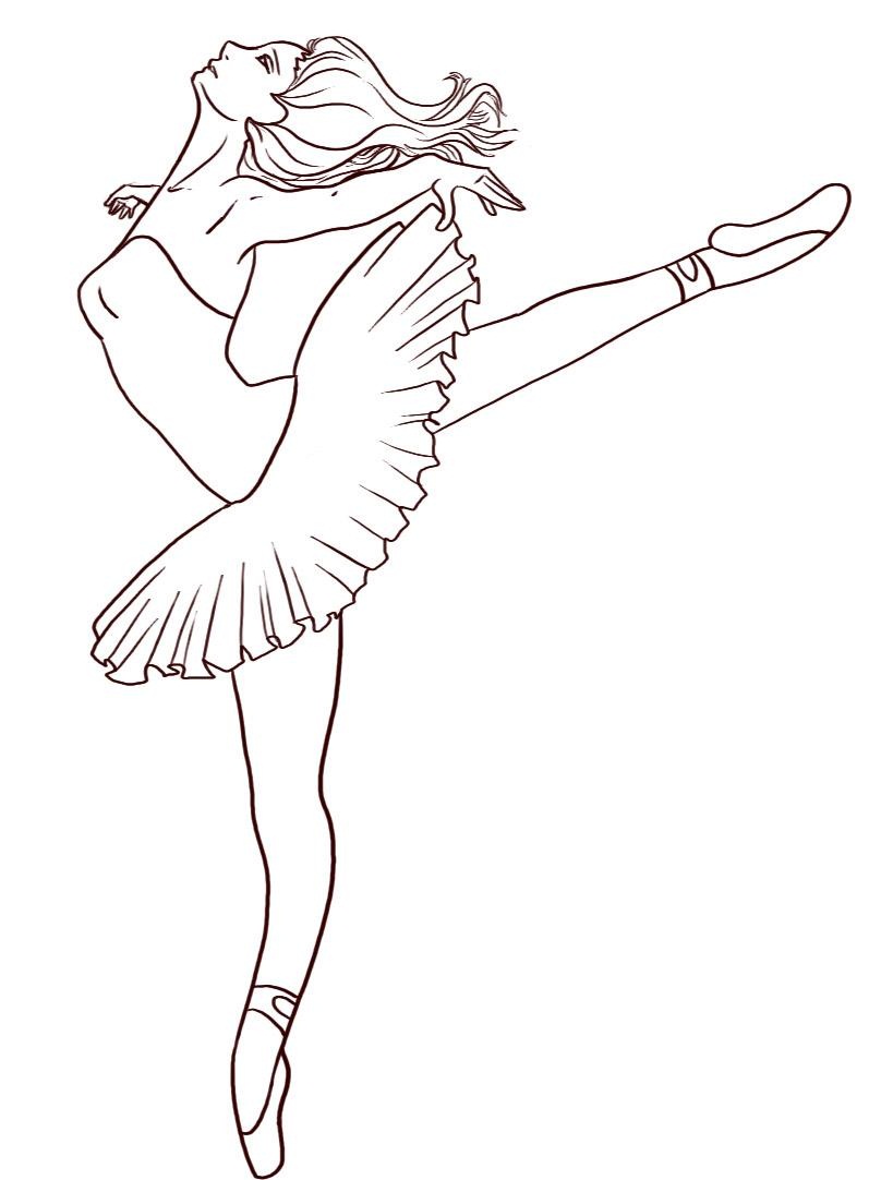 Ballerina Coloring Pages 797x1082 Ballerina Coloring Pages