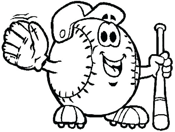 Free Printable Baseball Coloring Pages Baseball Glove Coloring 600x451 Free Printable Baseball Coloring Pages Baseball Glove Coloring