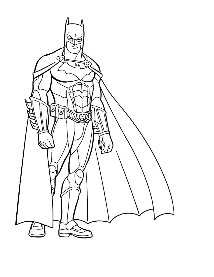 Batman Coloring Pages To Print Batman Coloring Page On 850x1100 Batman Coloring Pages To Print Batman Coloring Page On