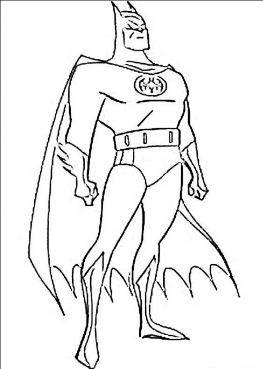 Free Printable Batman Coloring Pages For Kids 860x1206 Free Printable Batman Coloring Pages For Kids