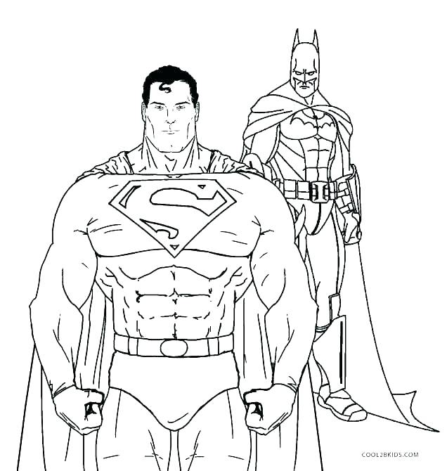 Batman Coloring Page Superman Coloring Pages Print Superman 636x670 Batman Coloring Page Superman Coloring Pages Print Superman