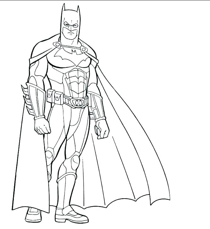 Batman Coloring Pages Printable Also Batman Coloring Pages 668x730 Batman Coloring Pages Printable Also Batman Coloring Pages